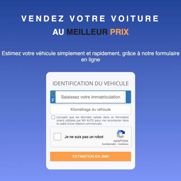 Estimation gratuite de véhicule en ligne